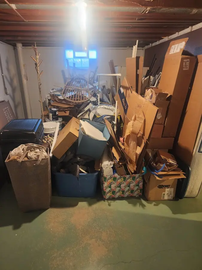 Roll-off dumpster container at job site for 40 Yard Dumpster Rental in Tucson Mountains